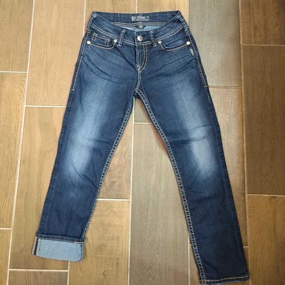 Silver jeans suki capri